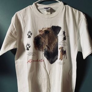 Vintage Airedale Dog tee